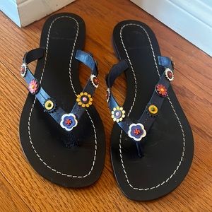 Tory Burch sandals.